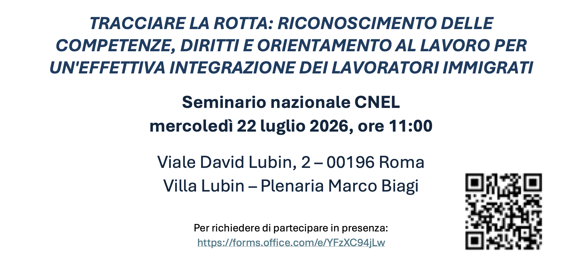 Tracciare la rotta: riconoscimento delle competenze, diritti e orientamento al lavoro per un'effettiva integrazione dei lavoratori immigrati